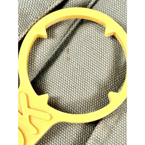 Cabela’s Men’s Chore Field Jacket Beige Nubuck Leather Collar Size L Reg - Picture 8 of 16